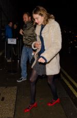 ALEXA CHUNG Night Out in London 11/03/2016