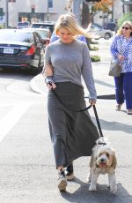 ALICE EVE Walking Her Dog Out in Beverly Hills 11/16/2016