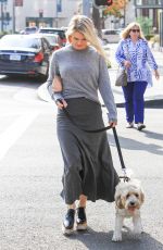 ALICE EVE Walking Her Dog Out in Beverly Hills 11/16/2016