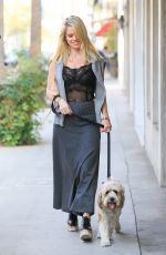 ALICE EVE Walking Her Dog Out in Beverly Hills 11/16/2016
