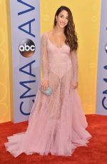 ALY RAISMAN at 50th Annual CMA Awards in Nashville 11/02/2016
