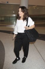 ALYSSA MILANO at Los Angeles International Airport 11/13/2016