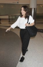 ALYSSA MILANO at Los Angeles International Airport 11/13/2016