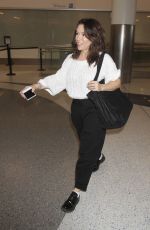ALYSSA MILANO at Los Angeles International Airport 11/13/2016
