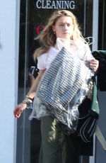 AMBER HEARD at a Cleaning Center in Los Angeles 11/07/2016