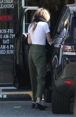 AMBER HEARD at a Cleaning Center in Los Angeles 11/07/2016