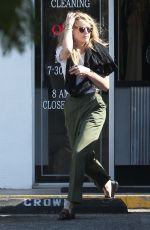 AMBER HEARD at a Cleaning Center in Los Angeles 11/07/2016