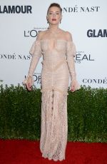 AMBER HEARD at Glamour Women of the Year 2016 in Los Angeles 11/14/2016