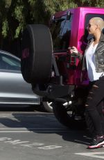 AMBER ROSE Out and About in Studio City 11/23/2016