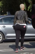 AMBER ROSE Out and About in Studio City 11/23/2016