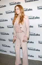 AMY ADAMS at Times Talks Appearance in New York 11/09/2016