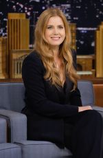 AMY ADAMS on the Set of Tonight Show Starring Jimmy Fallon in New York 11/10/2016