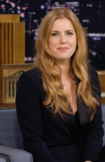 AMY ADAMS on the Set of Tonight Show Starring Jimmy Fallon in New York 11/10/2016