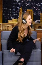 AMY ADAMS on the Set of Tonight Show Starring Jimmy Fallon in New York 11/10/2016