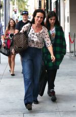 ANDIE MACDOWELL Out Shopping on Rodeo Drive in Beverly Hills 11/05/2016