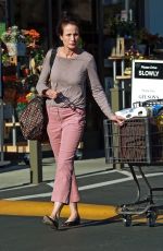 ANDIE MACDOWELL Out Shopping at Gelson