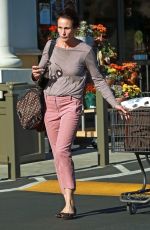 ANDIE MACDOWELL Out Shopping at Gelson