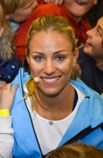 ANGELIQUE KERBER at Press Release from Tennis - Point and Batsman Jones in Hamburg 11/16/2016