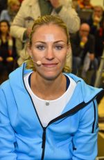 ANGELIQUE KERBER at Press Release from Tennis - Point and Batsman Jones in Hamburg 11/16/2016