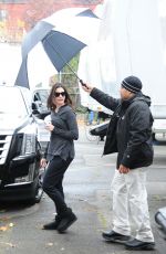 ANNE HATHAWAY on the Set of 