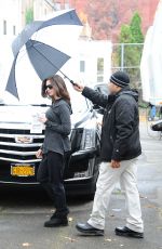 ANNE HATHAWAY on the Set of 