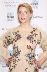 ANYA TAYLOR-JOY at 2016 IFP Gotham Independent Film Awards in New York 11/28/2016