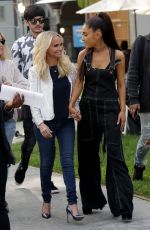 ARIANA GRANDE Arrives at Hairspray Live Press Conference 11/16/2016