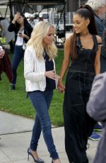 ARIANA GRANDE Arrives at Hairspray Live Press Conference 11/16/2016