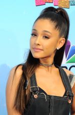 ARIANA GRANDE at Hairspray Live! Press Junket in Los Angeles 11/16/2016
