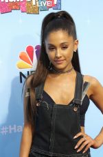 ARIANA GRANDE at Hairspray Live! Press Junket in Los Angeles 11/16/2016