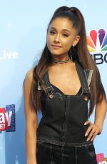 ARIANA GRANDE at Hairspray Live! Press Junket in Los Angeles 11/16/2016