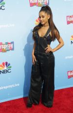 ARIANA GRANDE at Hairspray Live! Press Junket in Los Angeles 11/16/2016