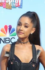 ARIANA GRANDE at Hairspray Live! Press Junket in Los Angeles 11/16/2016
