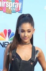 ARIANA GRANDE at Hairspray Live! Press Junket in Los Angeles 11/16/2016