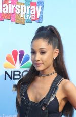 ARIANA GRANDE at Hairspray Live! Press Junket in Los Angeles 11/16/2016