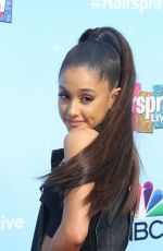ARIANA GRANDE at Hairspray Live! Press Junket in Los Angeles 11/16/2016