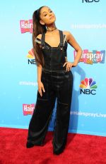 ARIANA GRANDE at Hairspray Live! Press Junket in Los Angeles 11/16/2016