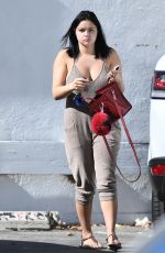 ARIEL WINTER in Jumpsuit Arrives at a Studio in Los Angeles 11/07/2016