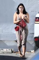 ARIEL WINTER in Jumpsuit Arrives at a Studio in Los Angeles 11/07/2016