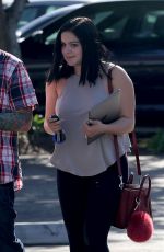ARIEL WINTER Visits a School to Take a College Classes in Los Angeles 11/09/2016