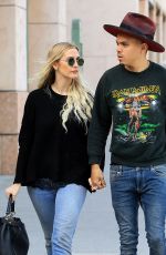 ASHLEE SIMPSON and Evan Ross Out in Beverly Hills 11/28/2016
