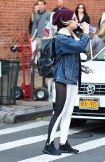 ASHLEY BENSON Out and About in New York 11/05/2016