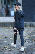 ASHLEY JAMES Arrives at Hoxton Radio in London 11/25/2016