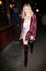 ASHLEY JAMES Arrives at Lights of Soho for Ger DJ Slot in London 11/24/2016