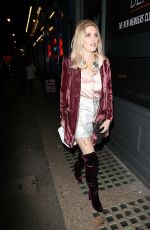 ASHLEY JAMES Arrives at Lights of Soho for Ger DJ Slot in London 11/24/2016