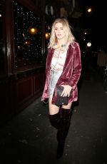 ASHLEY JAMES Arrives at Lights of Soho for Ger DJ Slot in London 11/24/2016