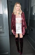 ASHLEY JAMES Arrives at Lights of Soho for Ger DJ Slot in London 11/24/2016