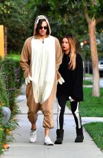 ASHLEY TISDALE Out Trick or Treating on Halloween in Toluca Lake 10/31/2016