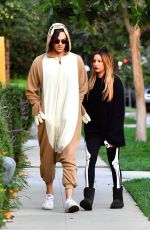 ASHLEY TISDALE Out Trick or Treating on Halloween in Toluca Lake 10/31/2016