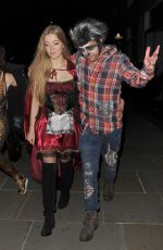 BECKY HILL at M Restaurant Halloween Fete Party 10/29/2016